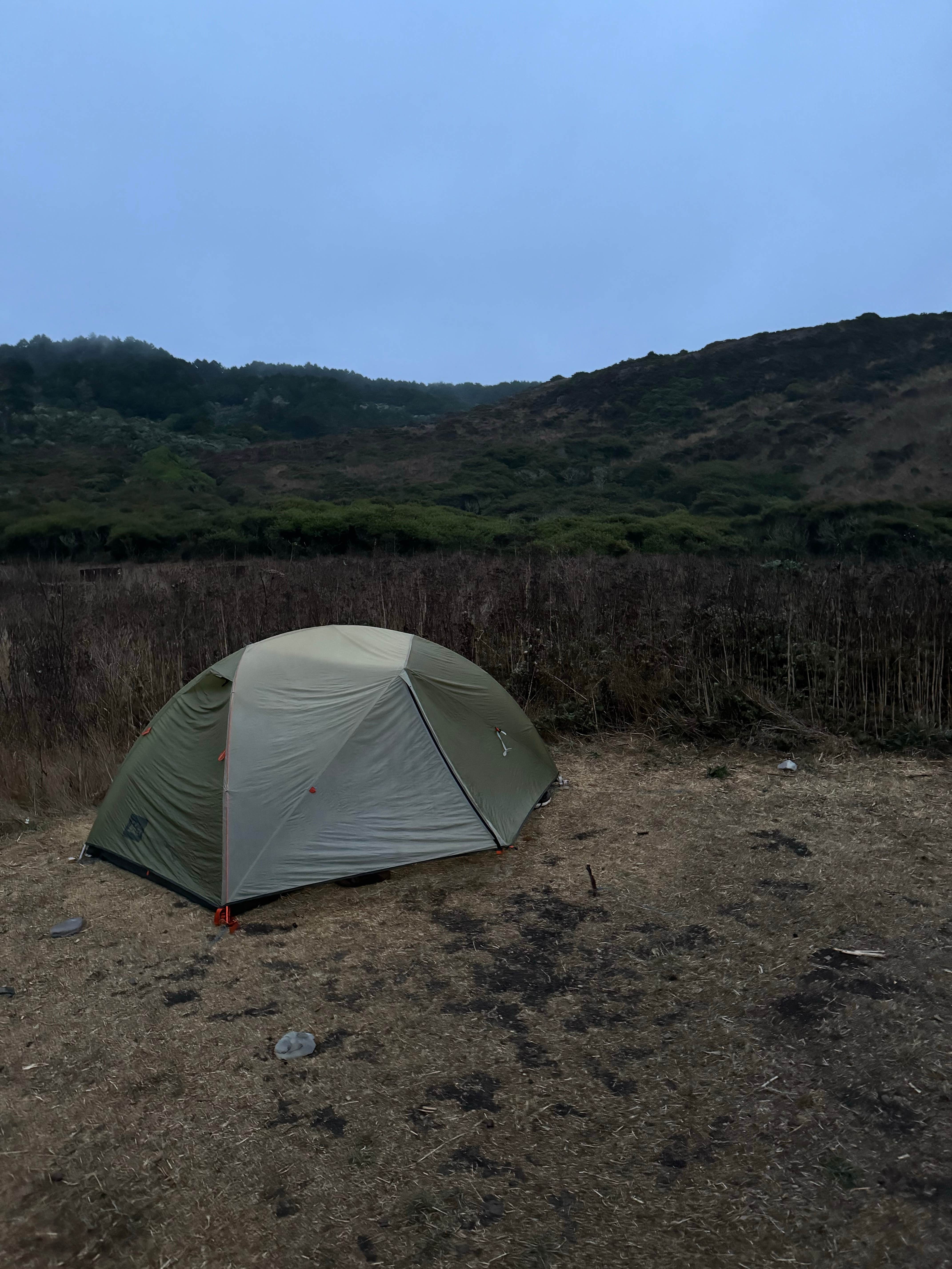 Tyler S.'s photo of tent camping at Wildcat Campground — Point Reyes National Seashore near Daly City, CA