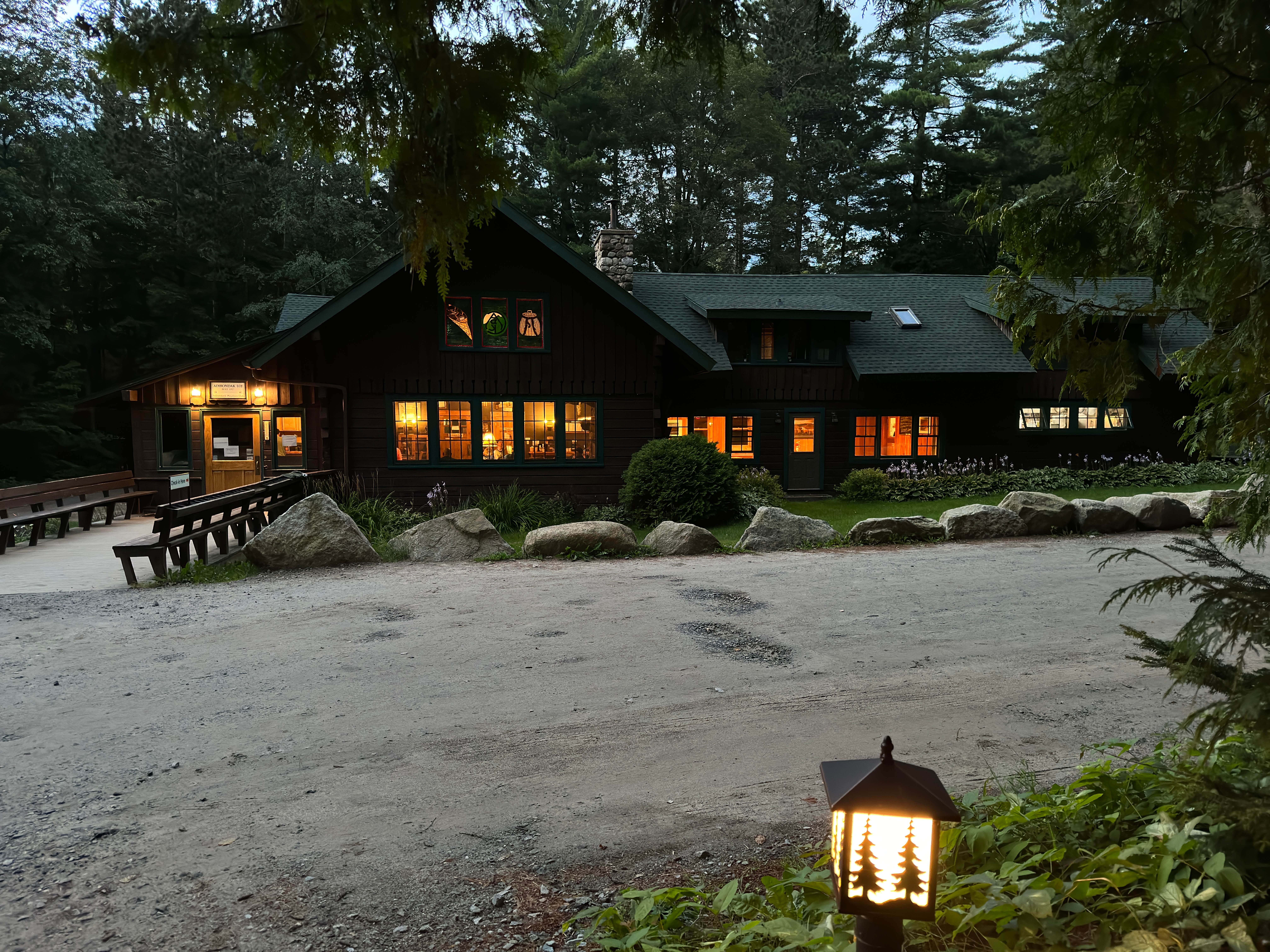Rande C.'s photo of a cabin at Wilderness Campground at Heart Lake near Schuyler Falls, NY