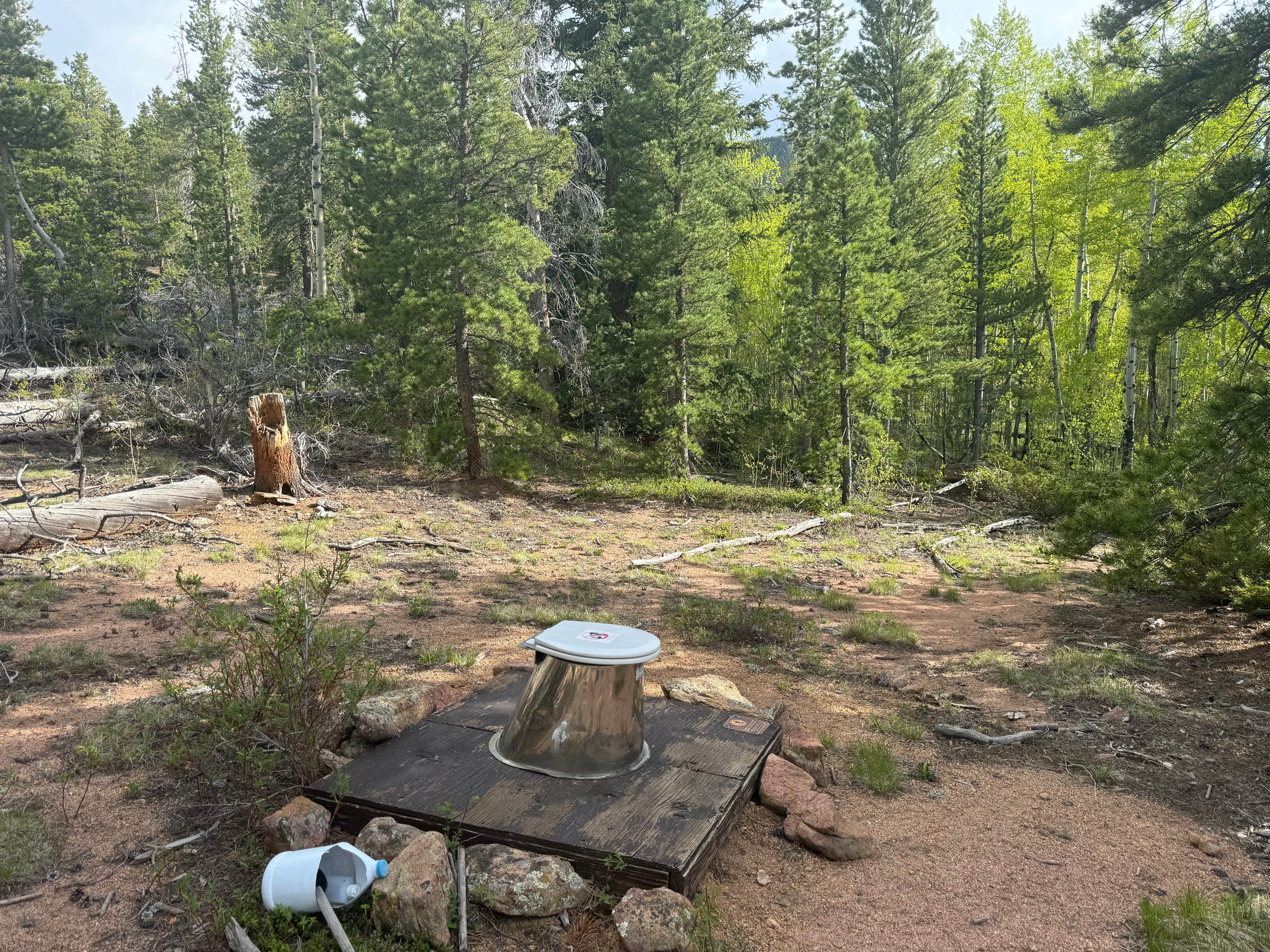 Camper-submitted photo at Wind River Bluff near Glen Haven, CO