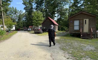 Cassie G.'s photo of glamping accommodations at Winding River Campground near Rockport, MA
