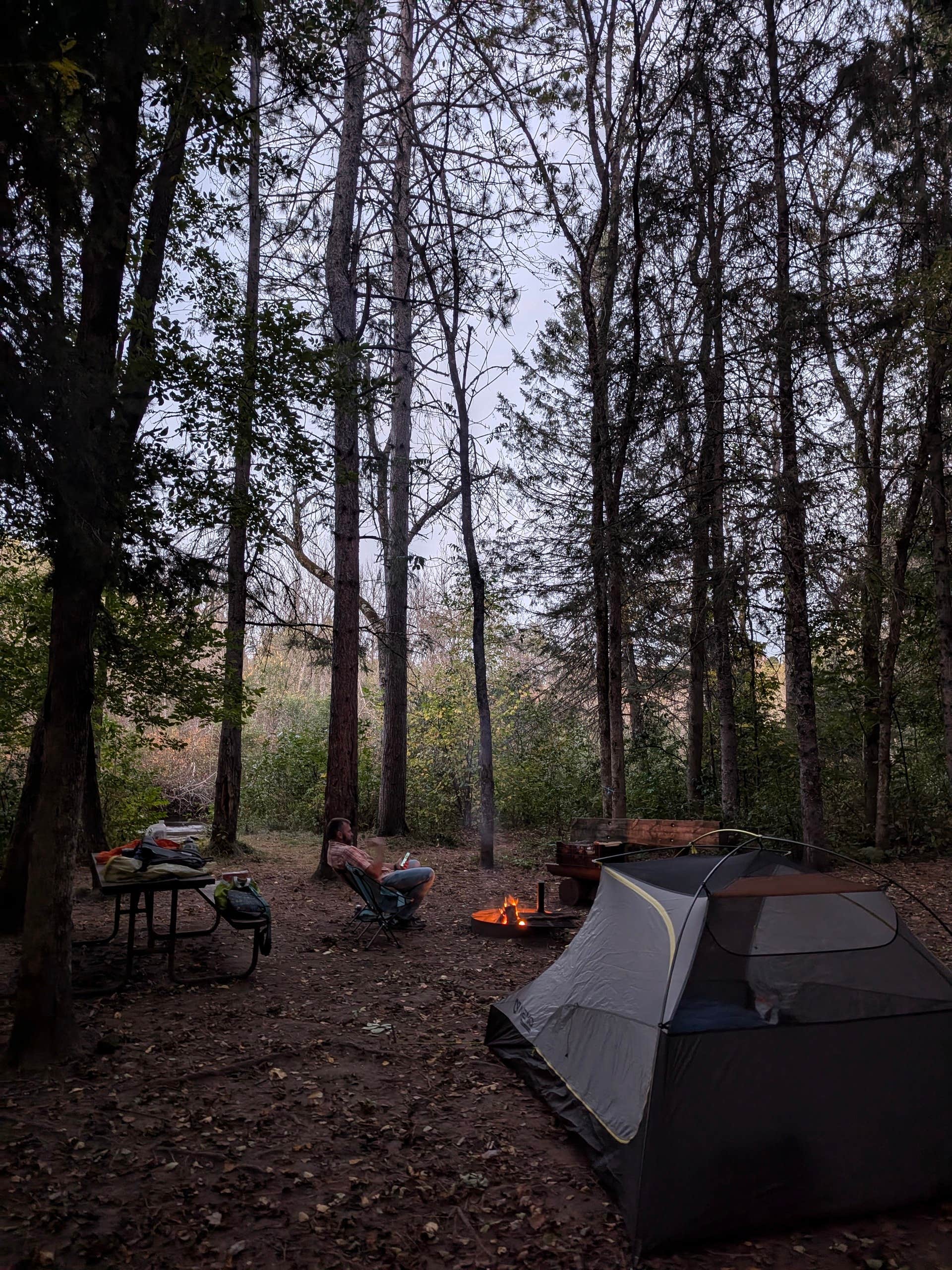 Camper submitted image from Boise Brule Campground — Brule River State Forest - 1