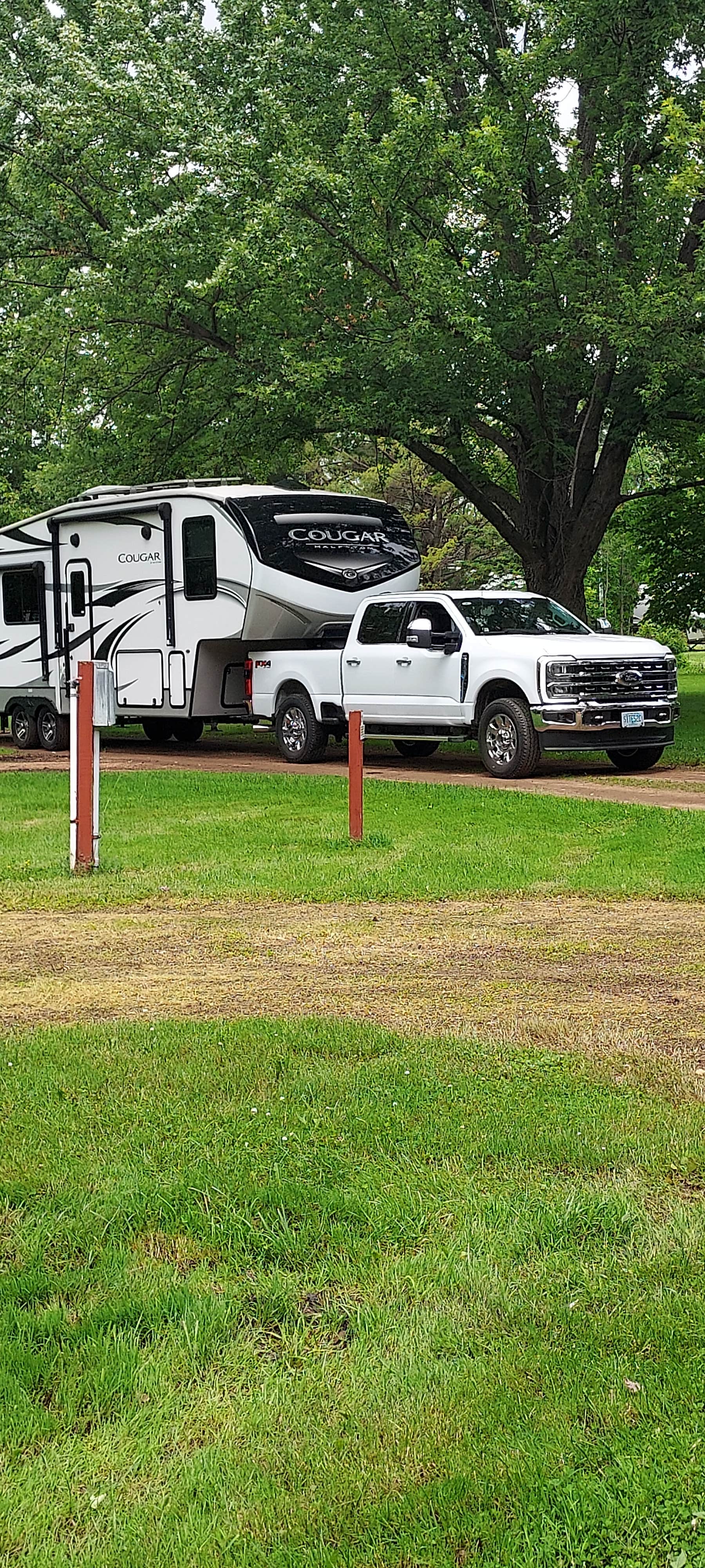 Susan D.'s photo of rv camping at Dorchester Park & Campground near Merrill, WI