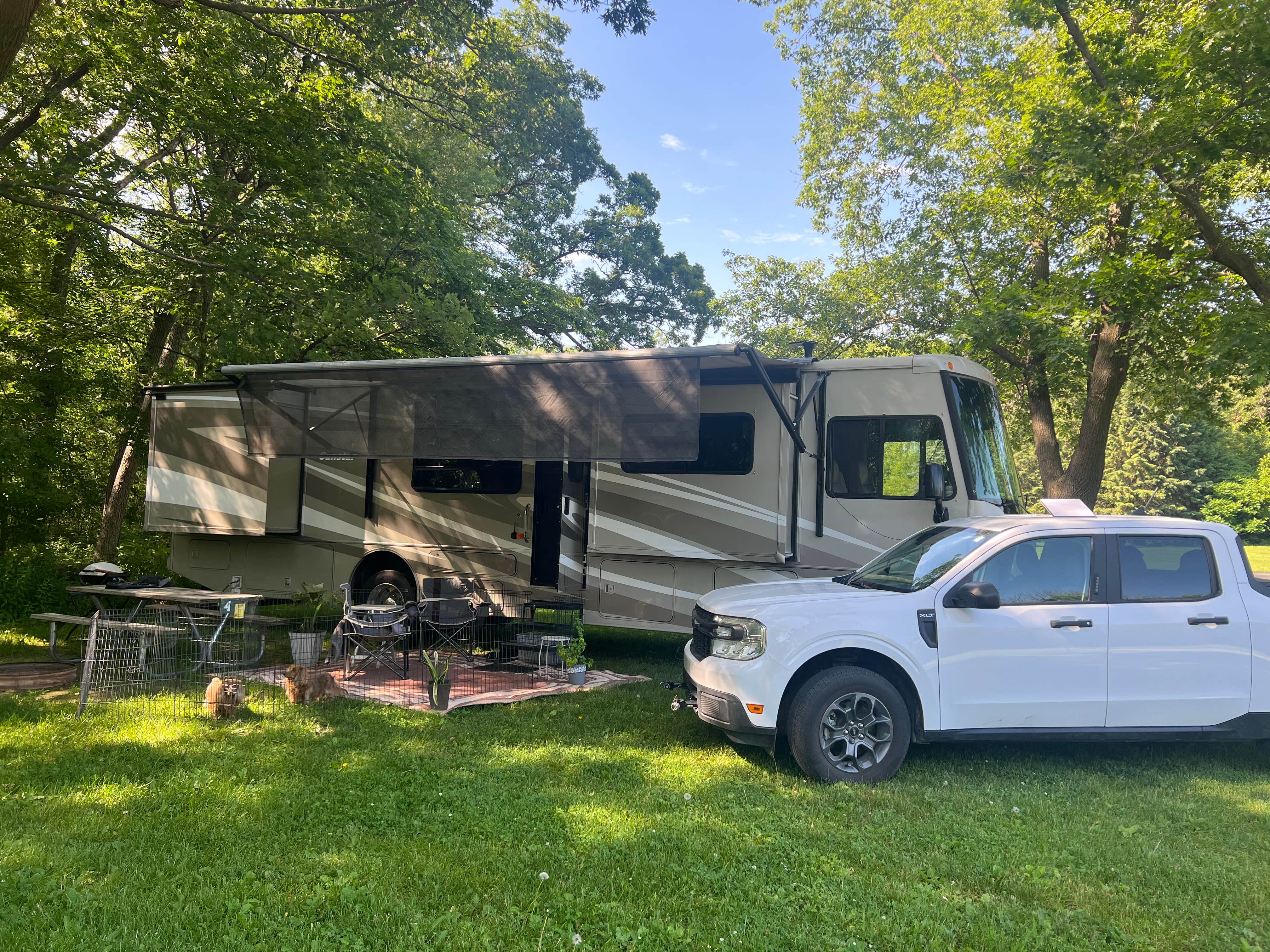 Cher & Walter P.'s photo of rv camping at Ledge County Park near Plymouth, WI