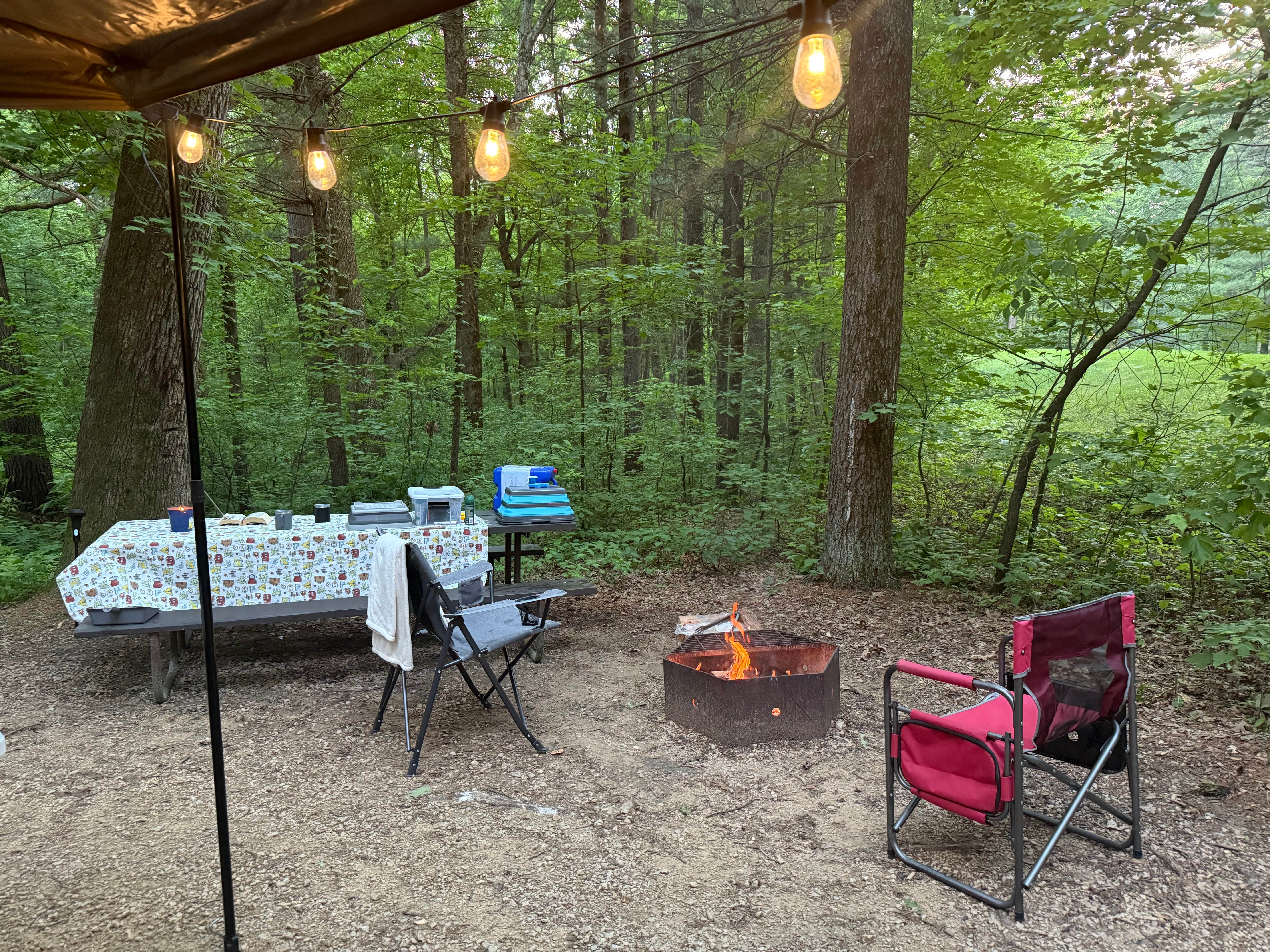 Stacey N.'s photo at Sandstone Ridge Campground — Mirror Lake State Park near North Freedom, WI