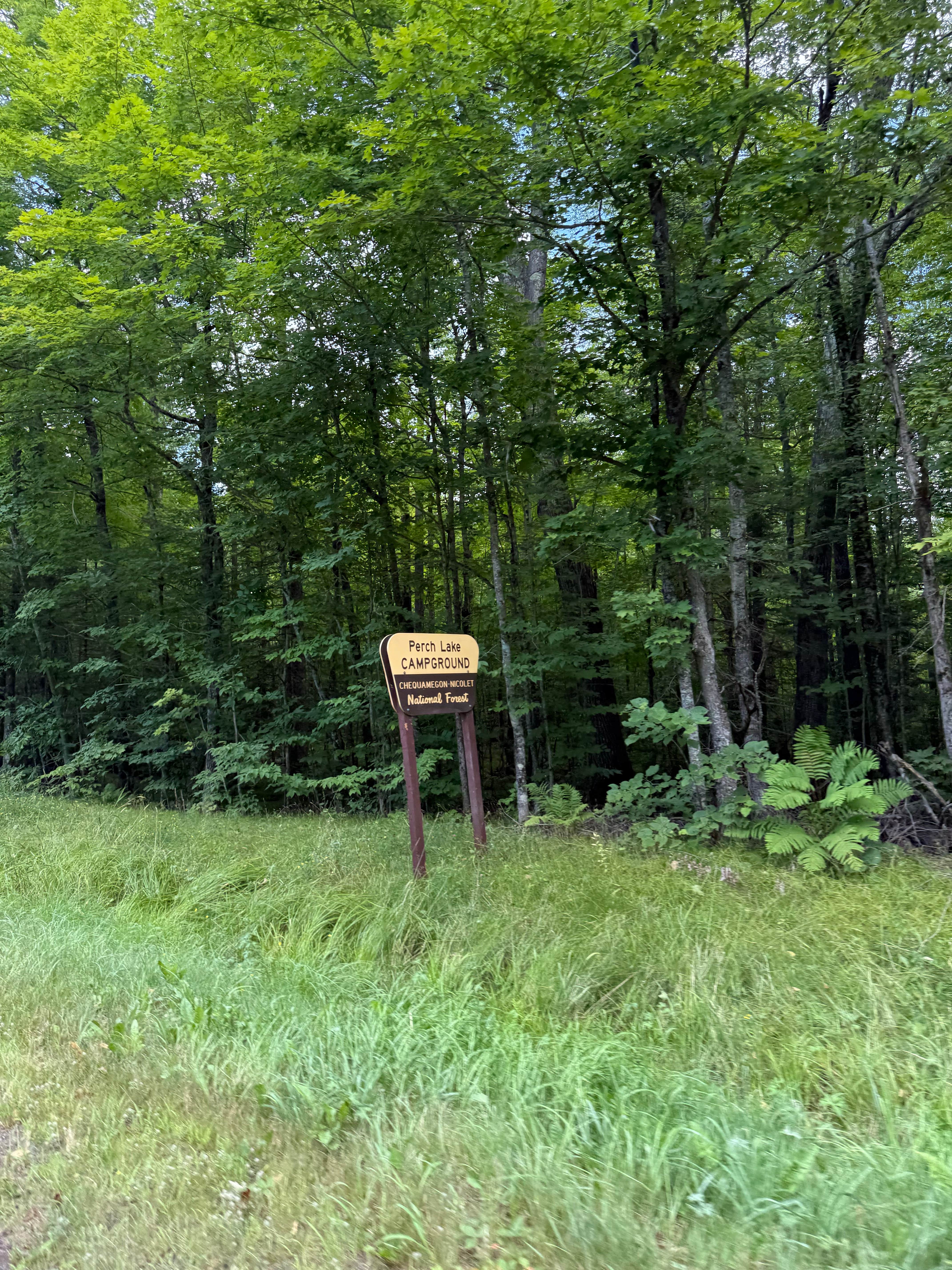 Camper-submitted photo at Perch Lake Recreation Area near Drummond, WI