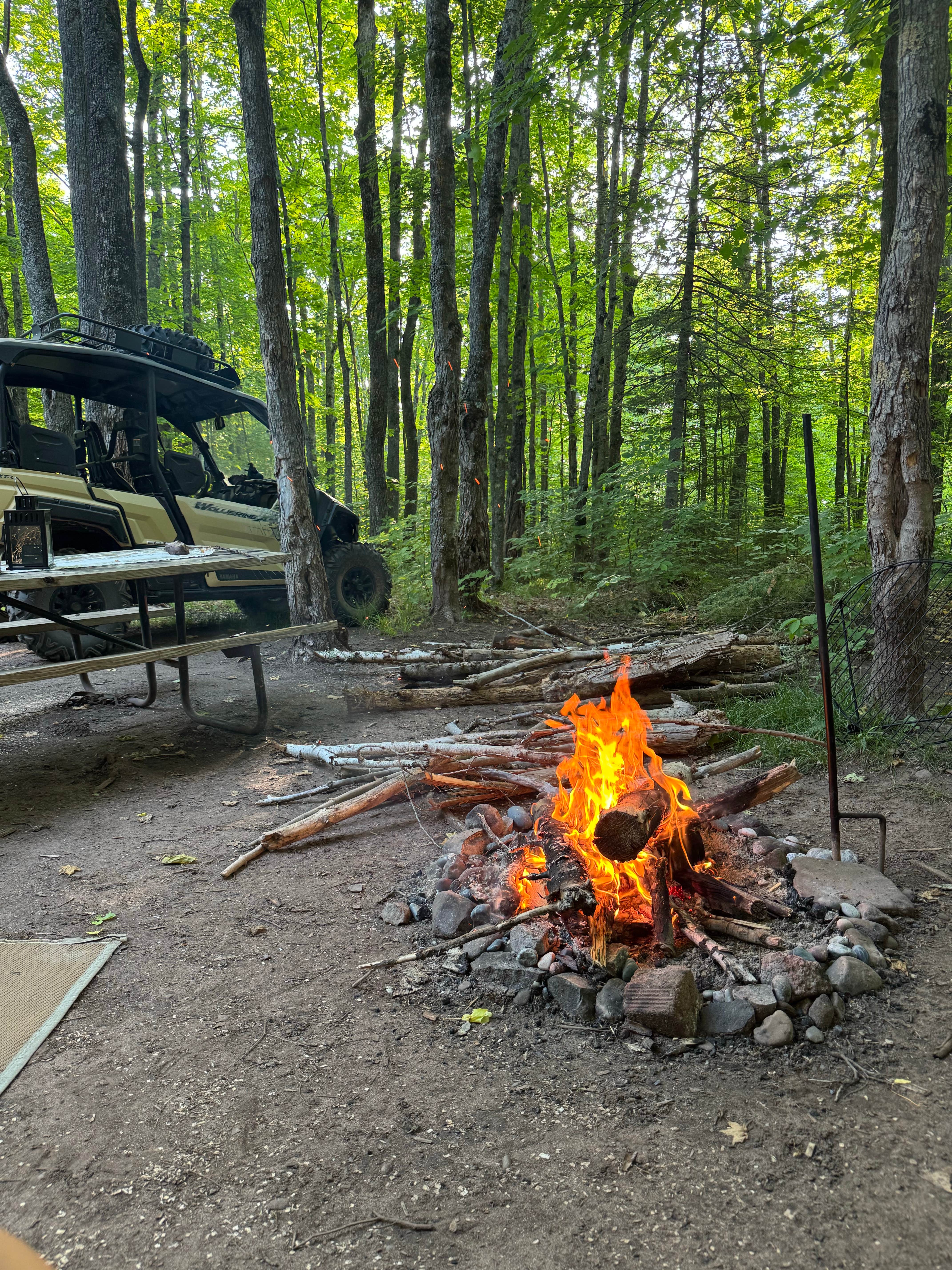 Camper-submitted photo at Potato River Falls Campground near Upson, WI