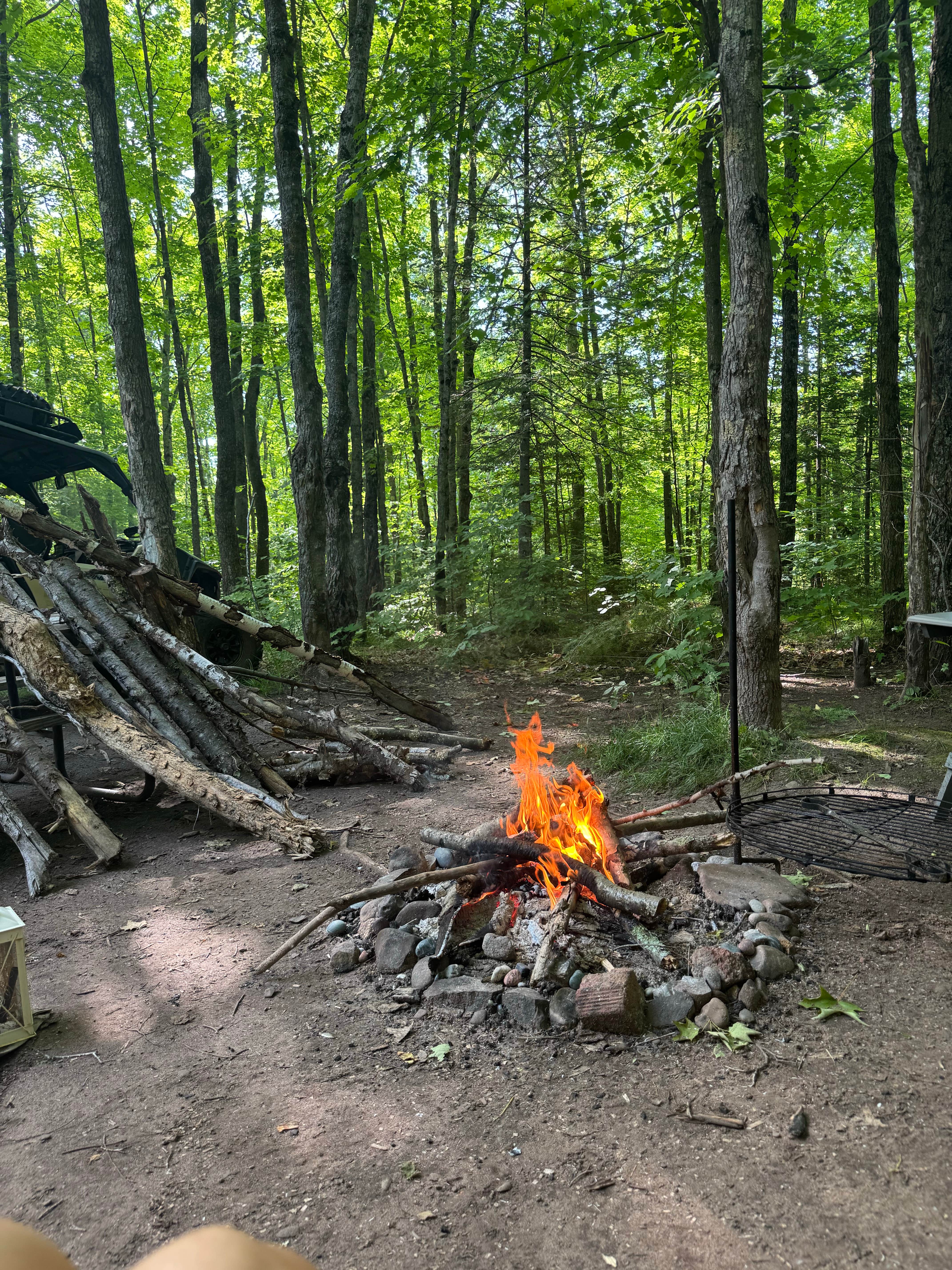 Camper-submitted photo at Potato River Falls Campground near Upson, WI