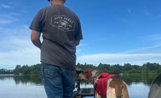 Delanie F.'s photo of camping with pets at Sara Park near Summit Lake, WI