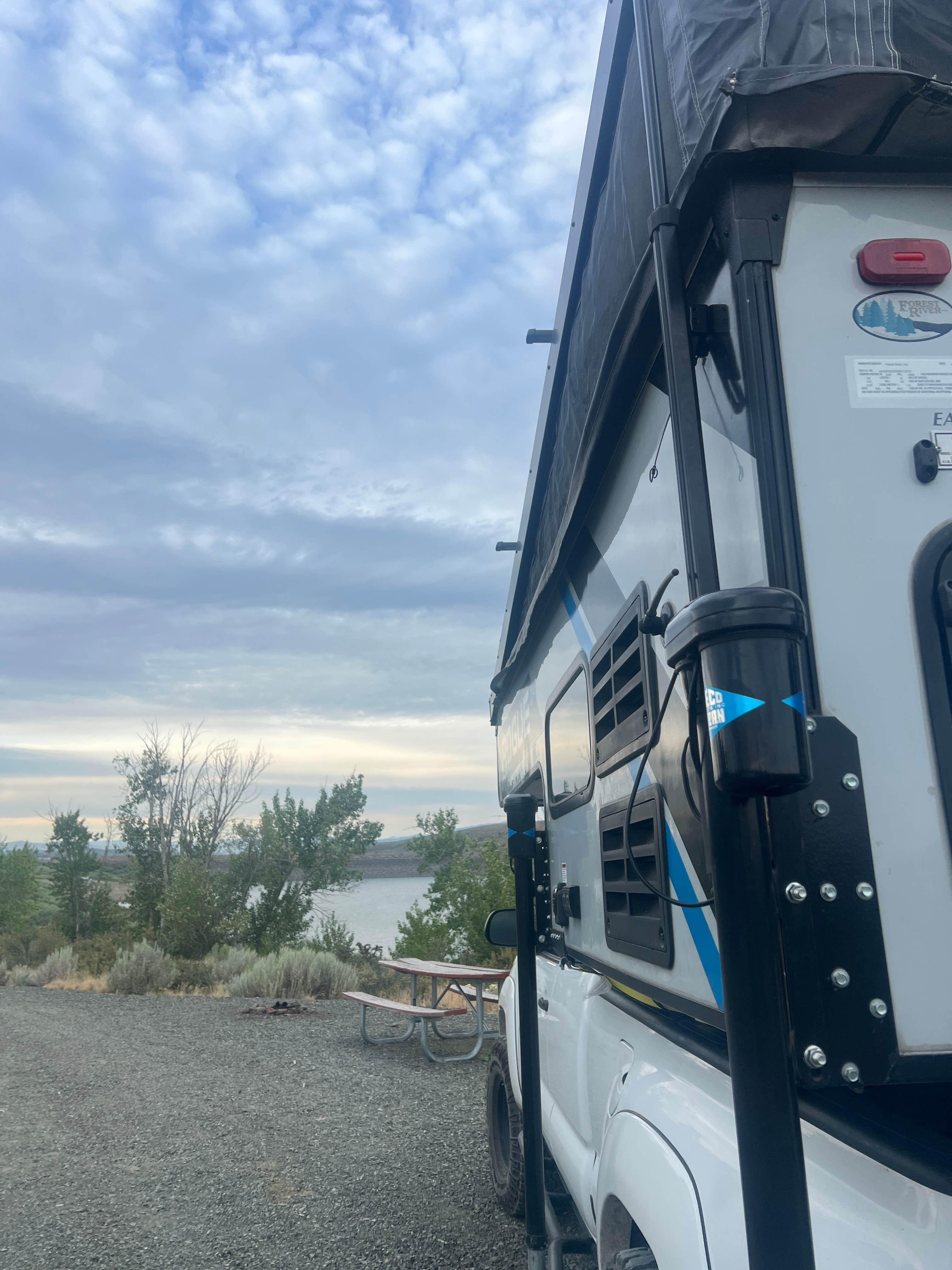 Paige P.'s photo of rv camping at Wolf Creek Reservoir near North Powder, OR