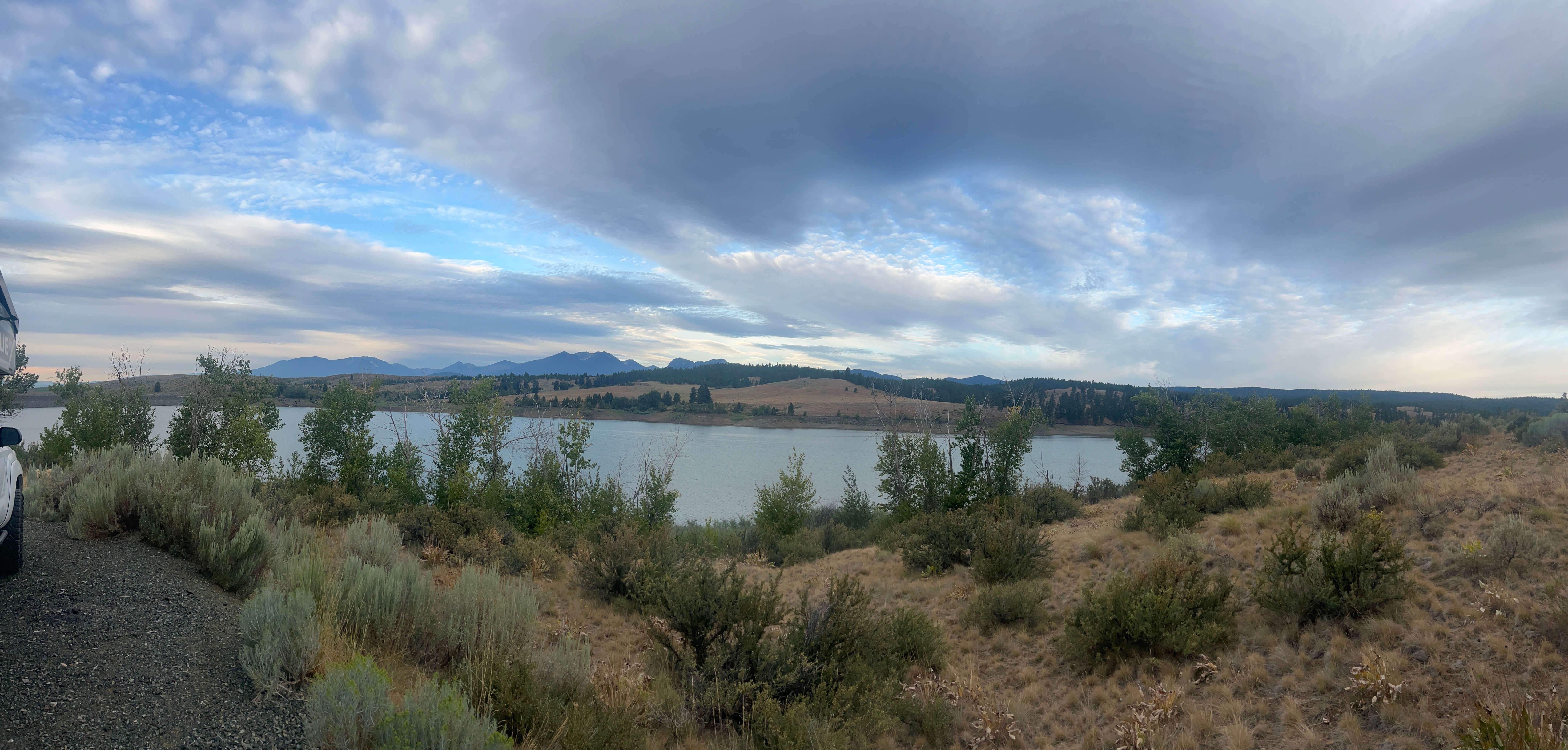 Paige P.'s photo of a dispersed camping area at Wolf Creek Reservoir near Elgin, OR