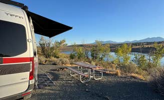 Kristen D.'s photo of camping with pets at Wolf Creek Reservoir near Lostine, OR