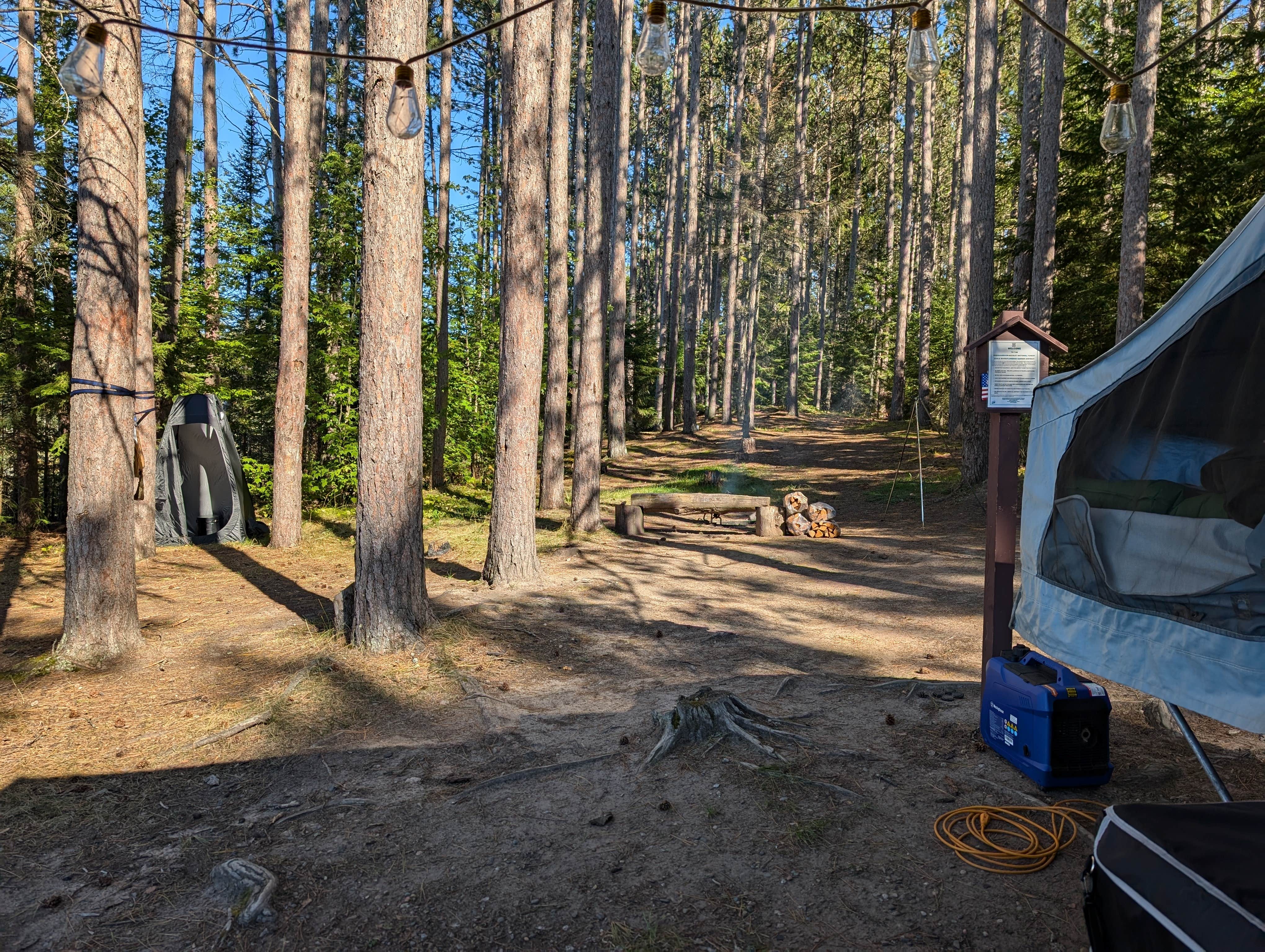 Camper submitted image from Wolf Lake Campsite - 1