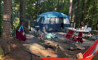 Suzanne-Will C.'s photo of tent camping at Woodring Branch Primitive Campground — Carters Lake near Waleska, GA