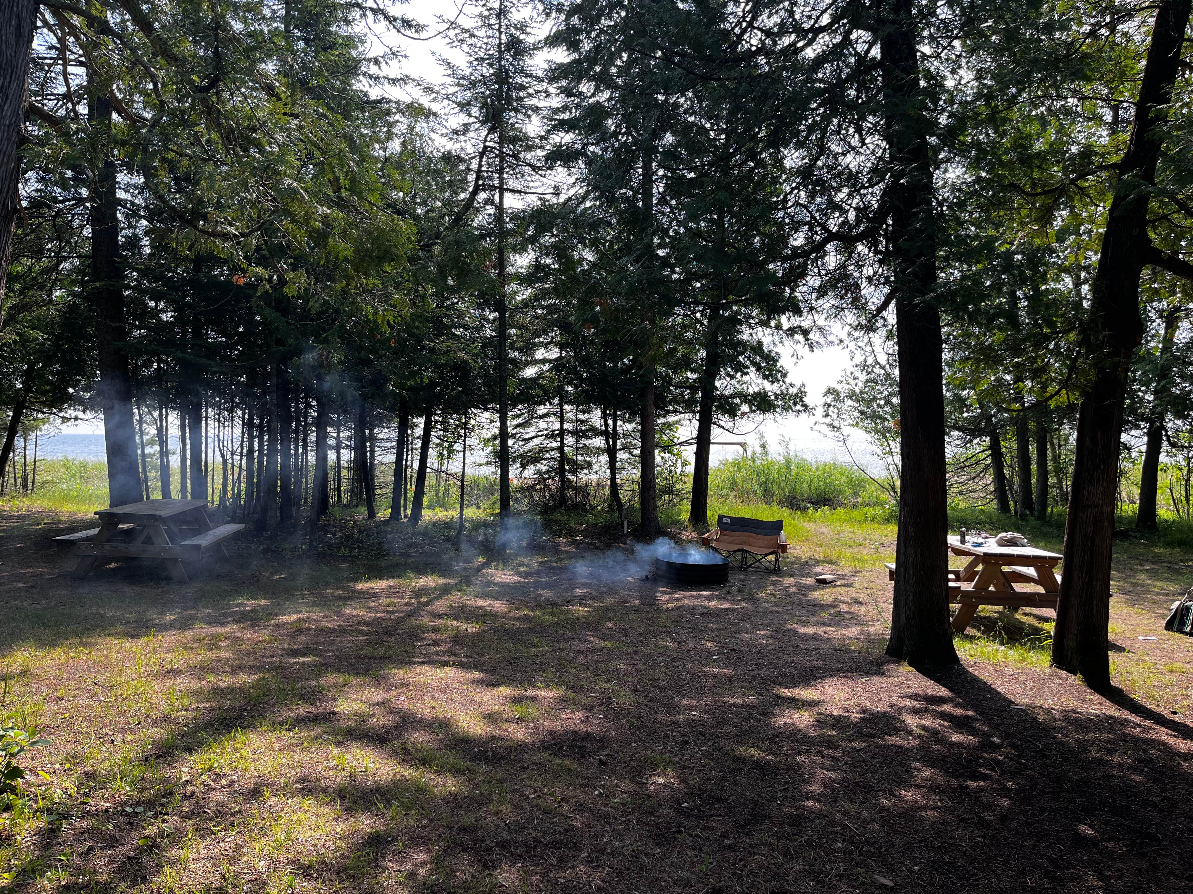 Camper-submitted photo at Woodstar Beach near Manistique, MI