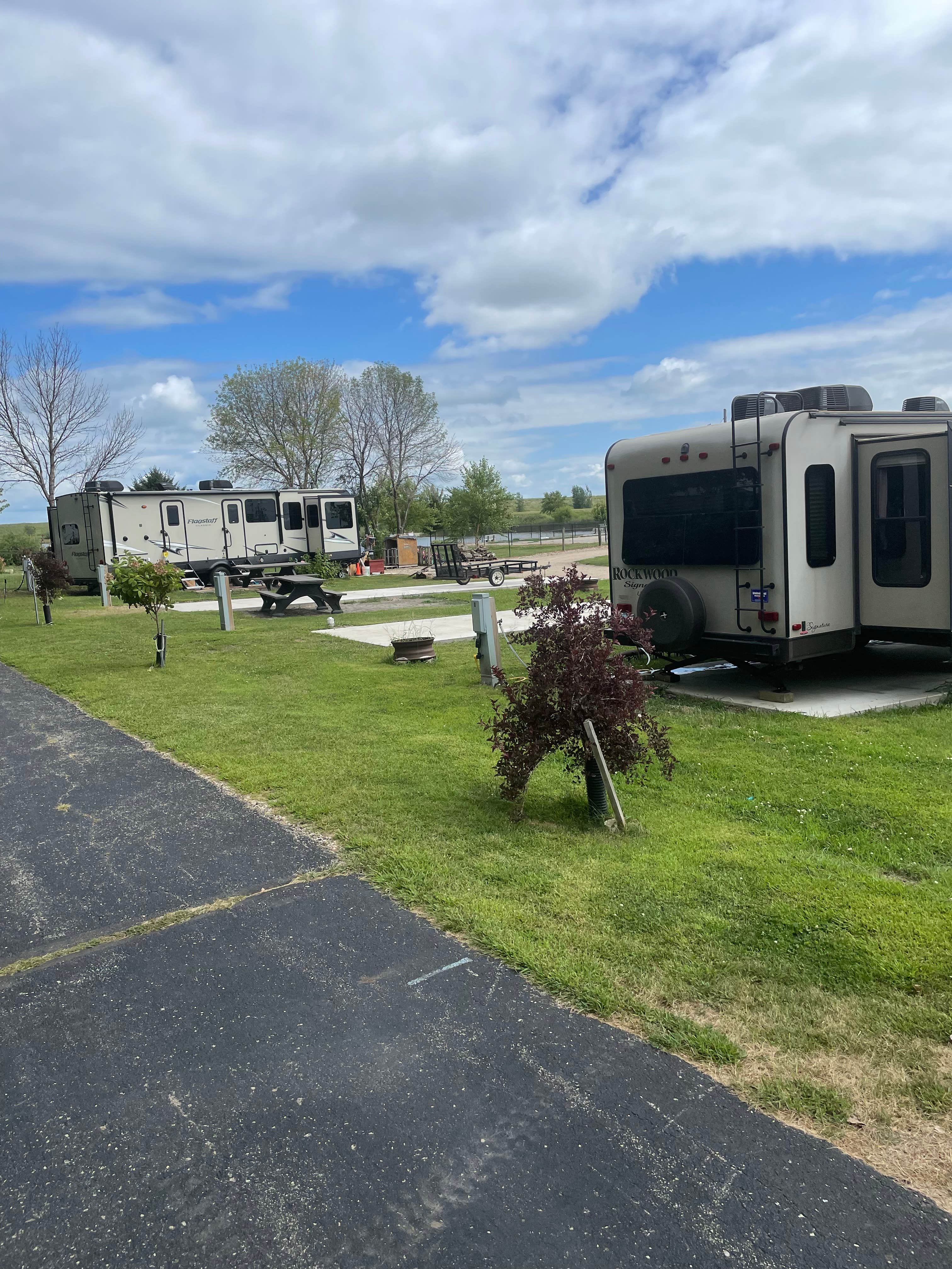 Dean A.'s photo of rv camping at Woody’s Campground by the Lake near Clarksville, IA
