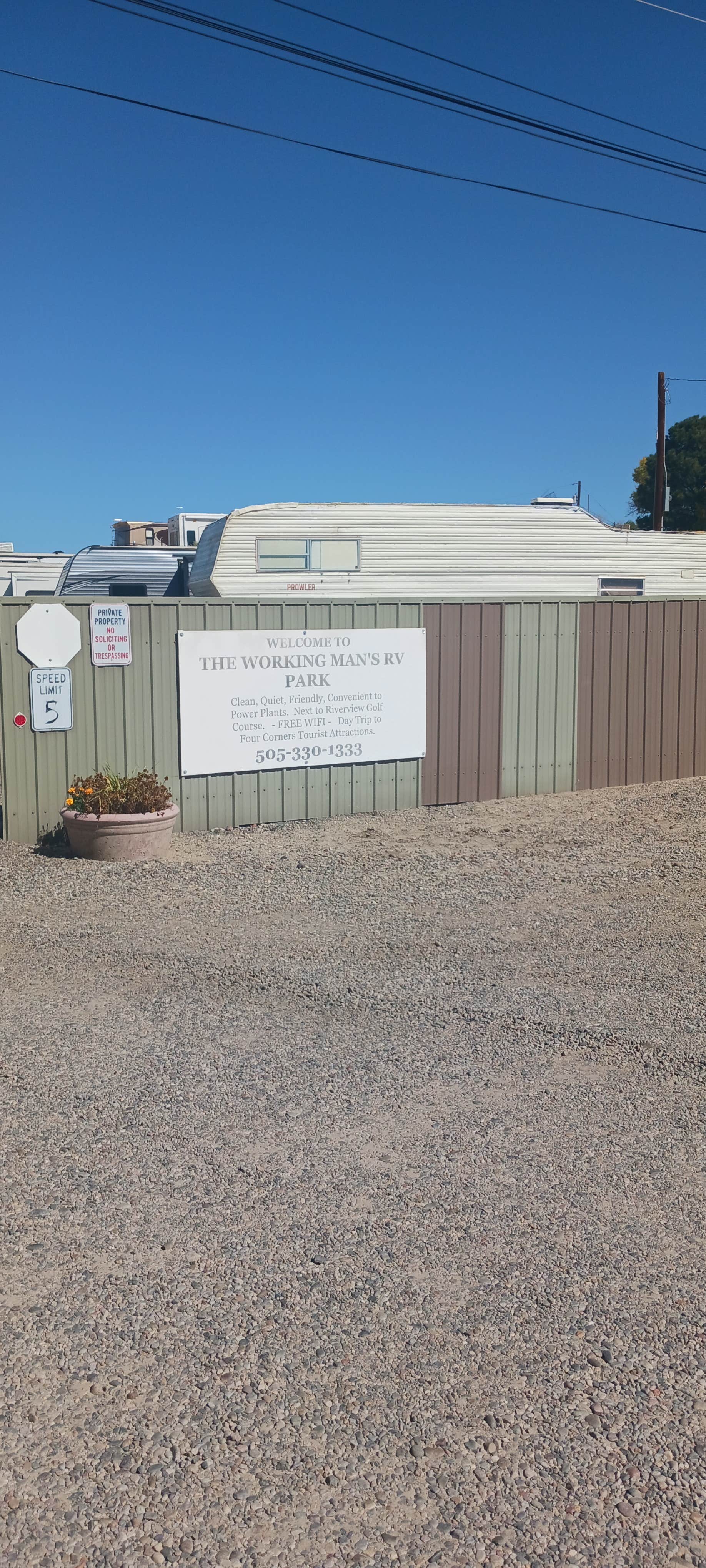 Camper-submitted photo at The Working Mans RV Park near Kirtland, NM