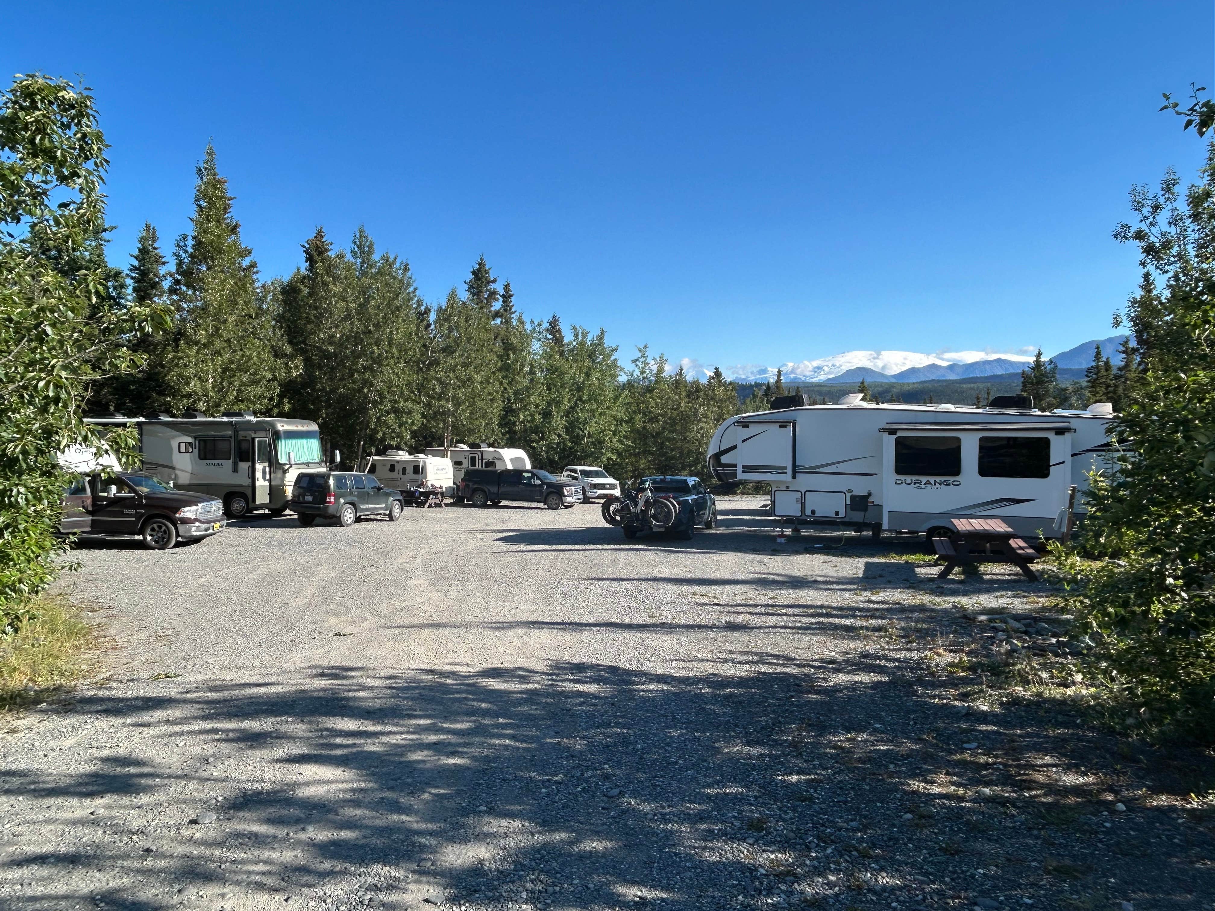 Camper-submitted photo at Wrangell View Campground near Chitina, AK