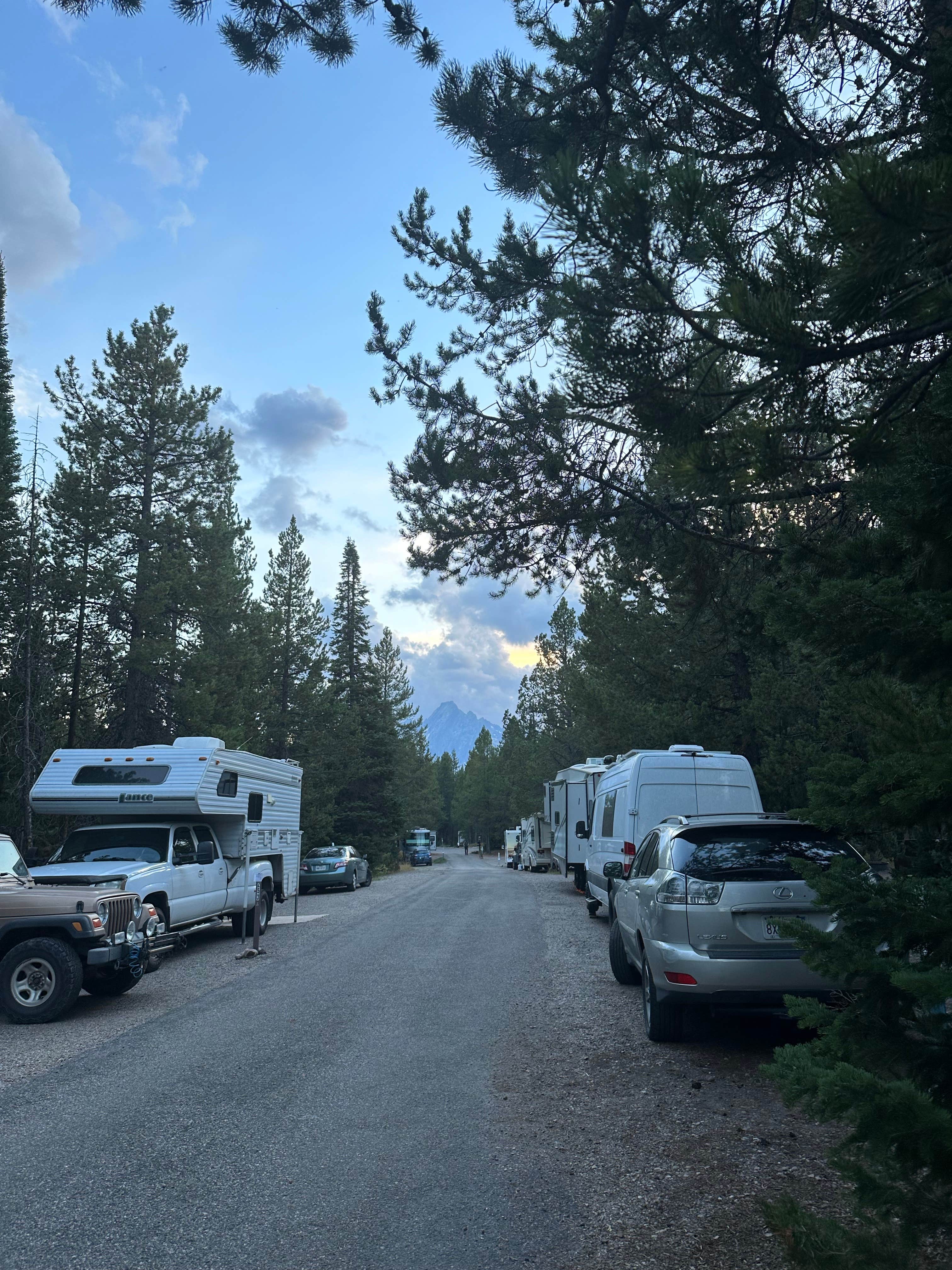 Doug L.'s photo of rv camping at Colter Bay RV Park at Colter Bay Village — Grand Teton National Park near John D. Rockefeller Jr. Memorial Parkway