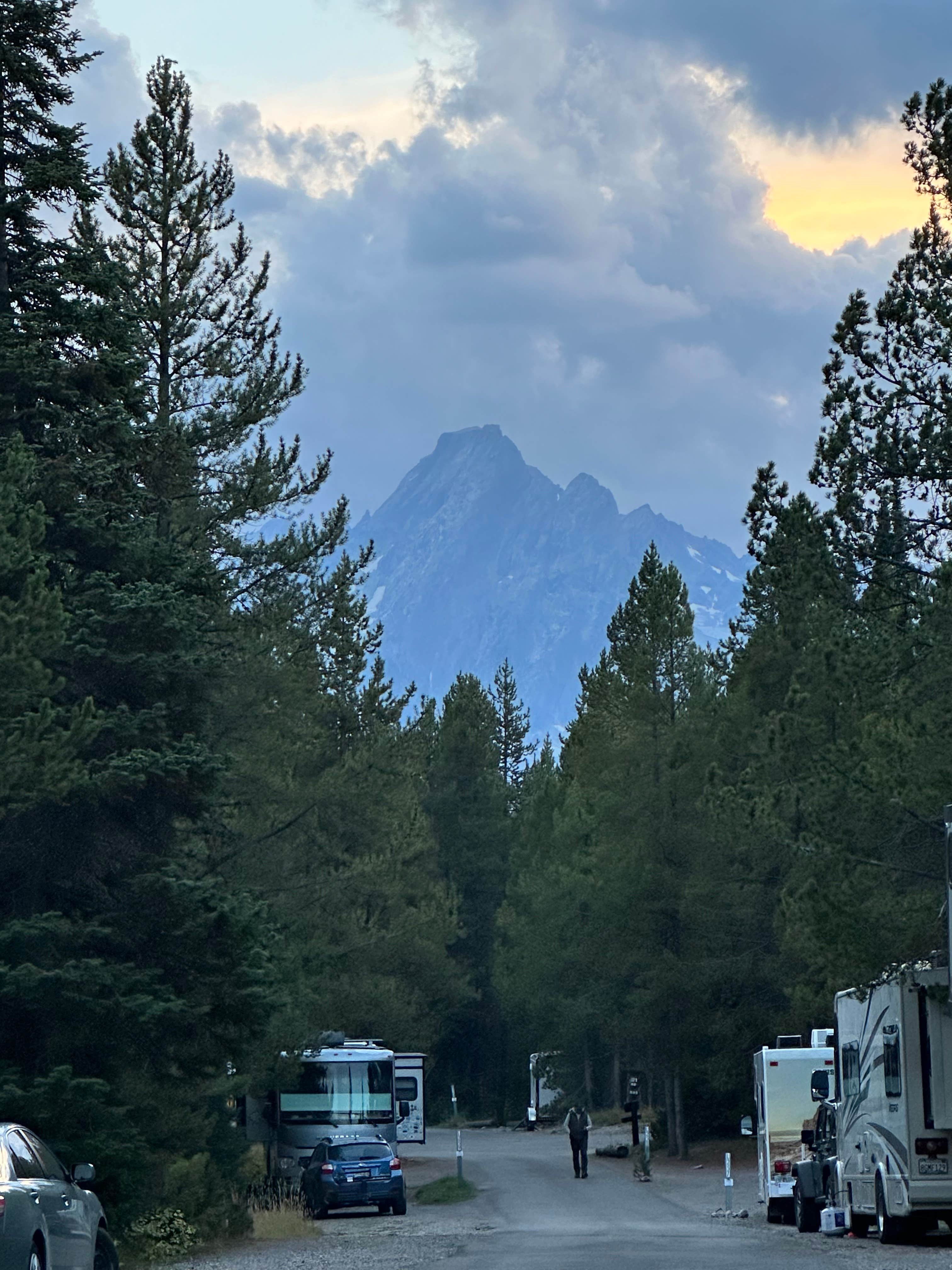 Doug L.'s photo of rv camping at Colter Bay RV Park at Colter Bay Village — Grand Teton National Park near Moose, WY