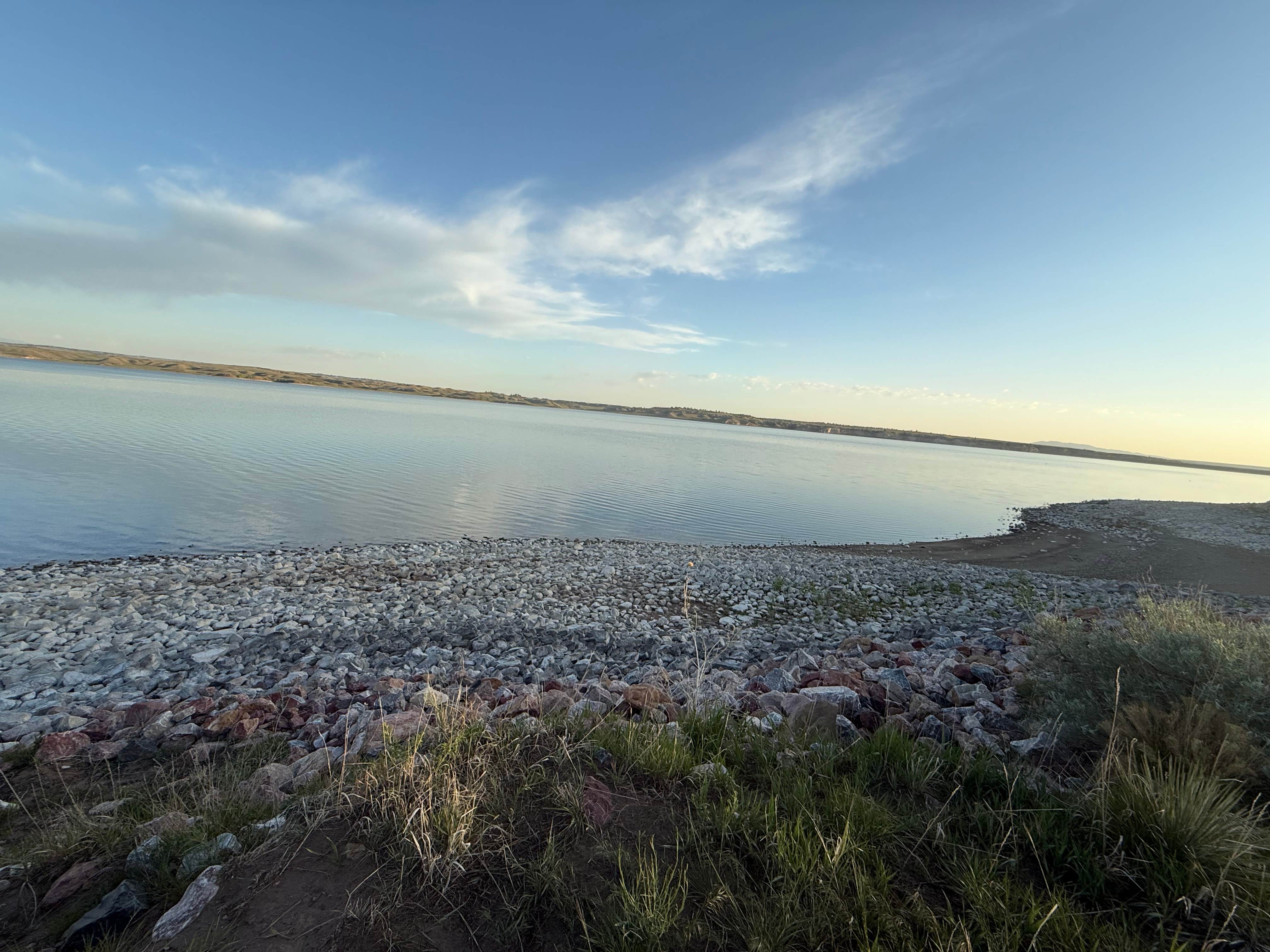 Zabion P.'s photo of a dispersed camping area at Grayrocks Reservoir Public Access near Wheatland, WY