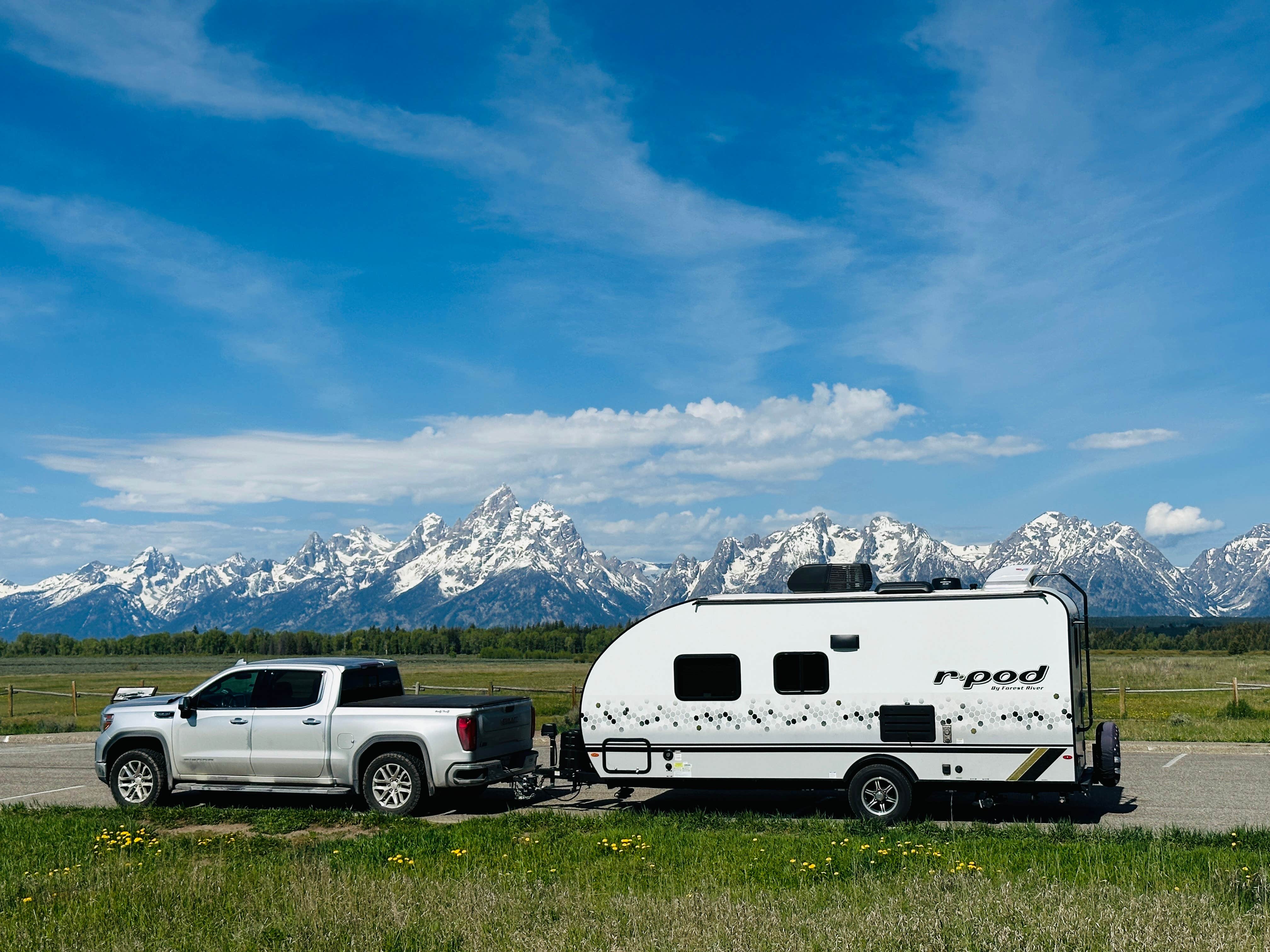 Bill  T.'s photo of rv camping at Headwaters Campground at Flagg Ranch — John D. Rockefeller, Jr., Memorial Parkway near John D. Rockefeller Jr. Memorial Parkway