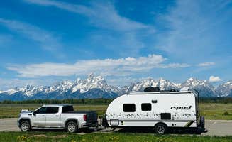 Bill T.'s photo of rv camping at Headwaters Campground at Flagg Ranch — John D. Rockefeller, Jr., Memorial Parkway near Grand Teton National Park
