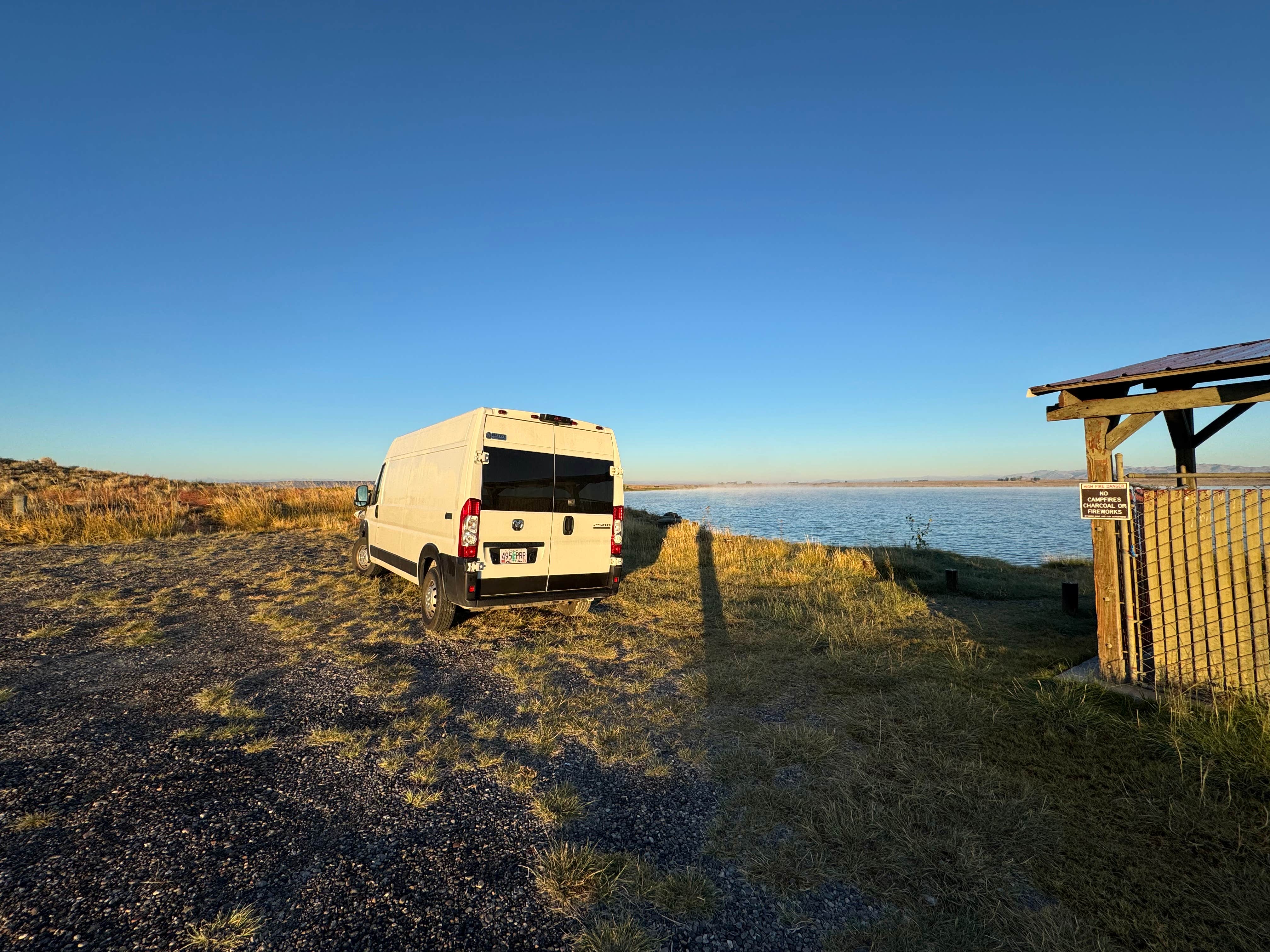 Michael R.'s photo of rv camping at Lake Cameahwait near Lander, WY