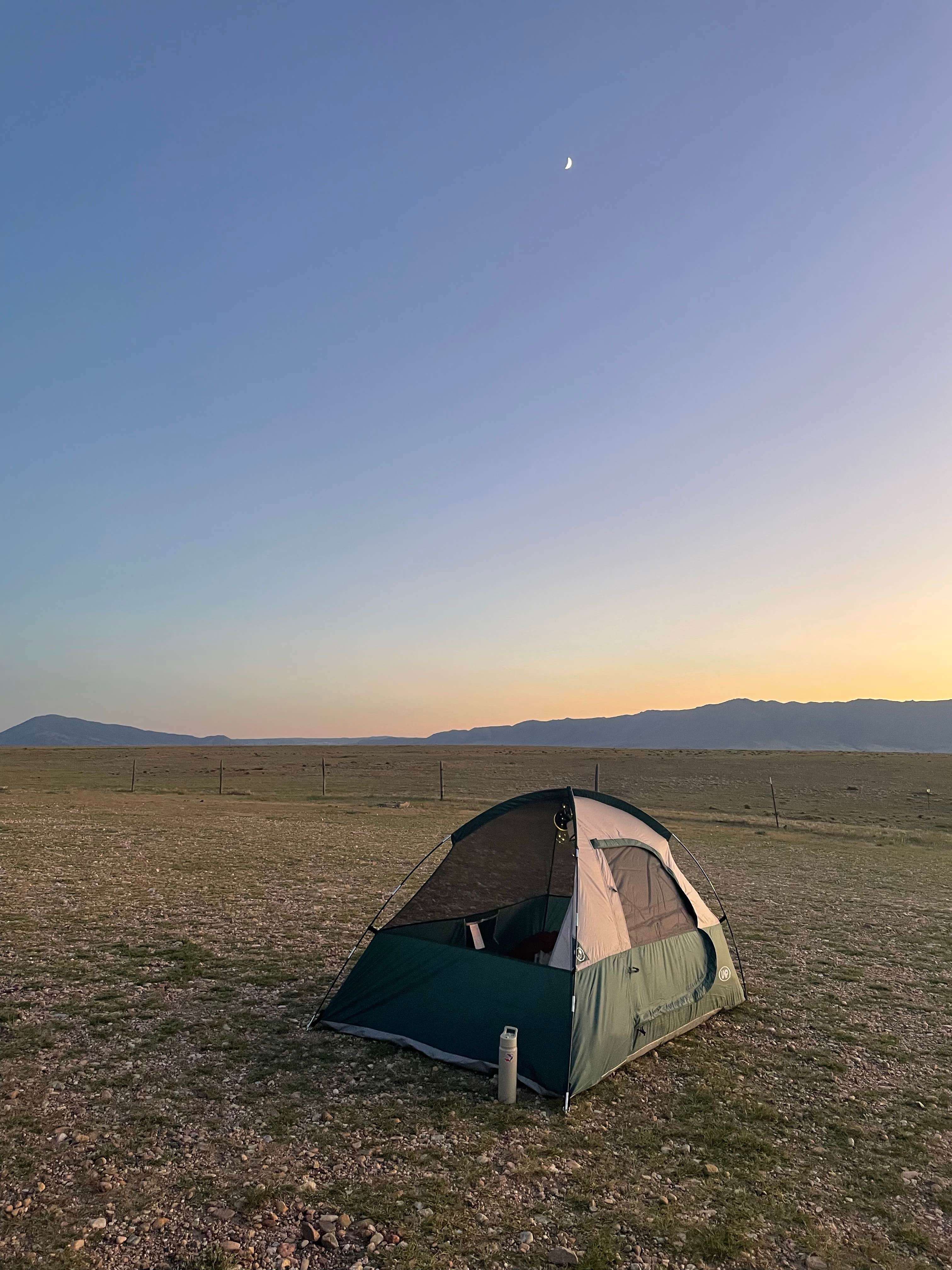Camper-submitted photo at Twin Buttes Reservoir near Laramie, WY