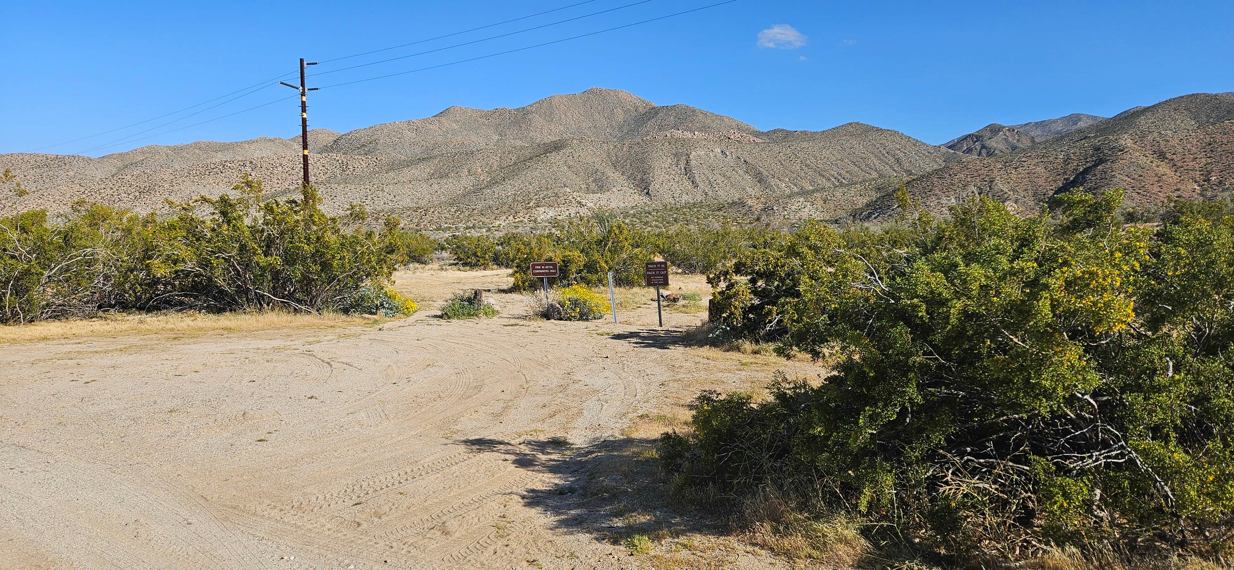 Camper-submitted photo at Yaqui Wash near Julian, CA