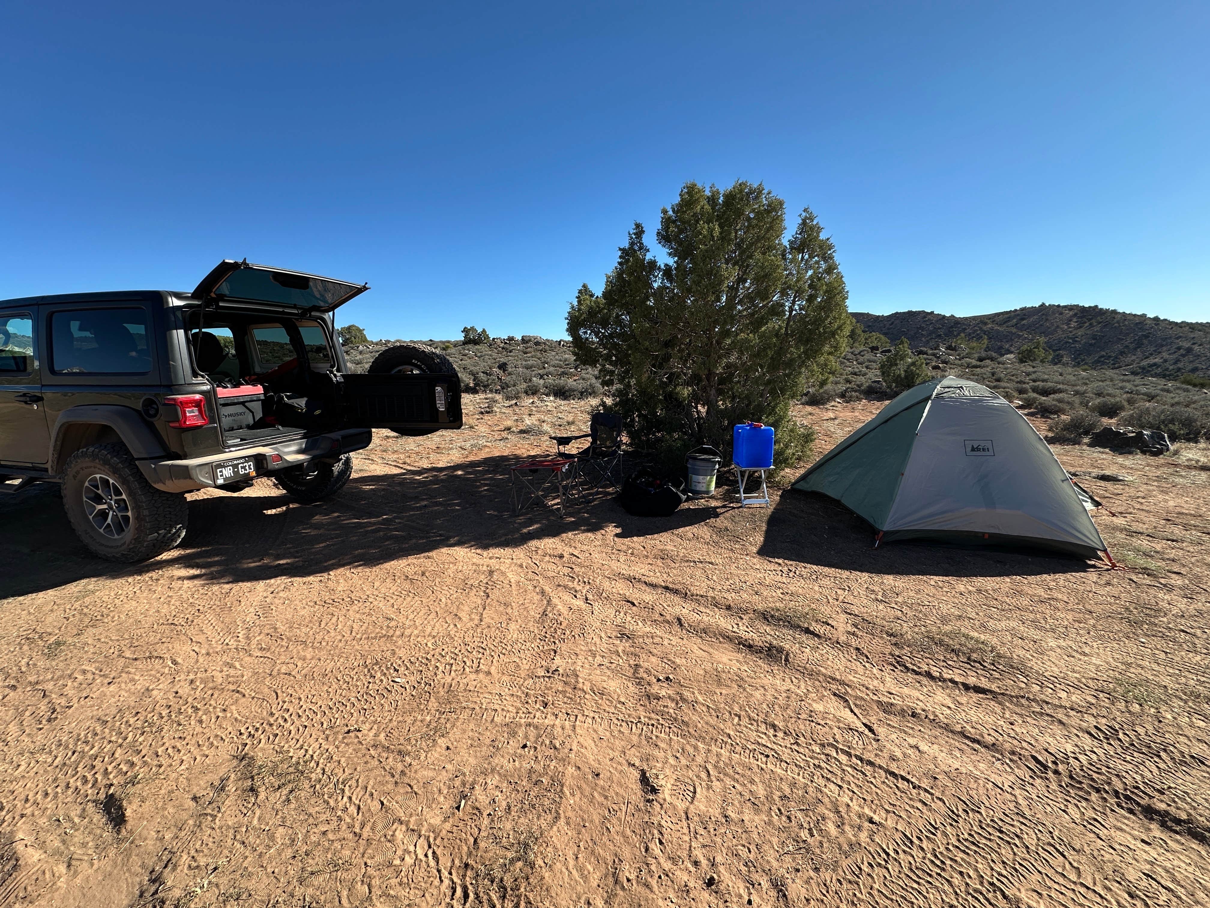 Camper-submitted photo at Yellow Circle Road Mountain Top Camp near La Sal, UT
