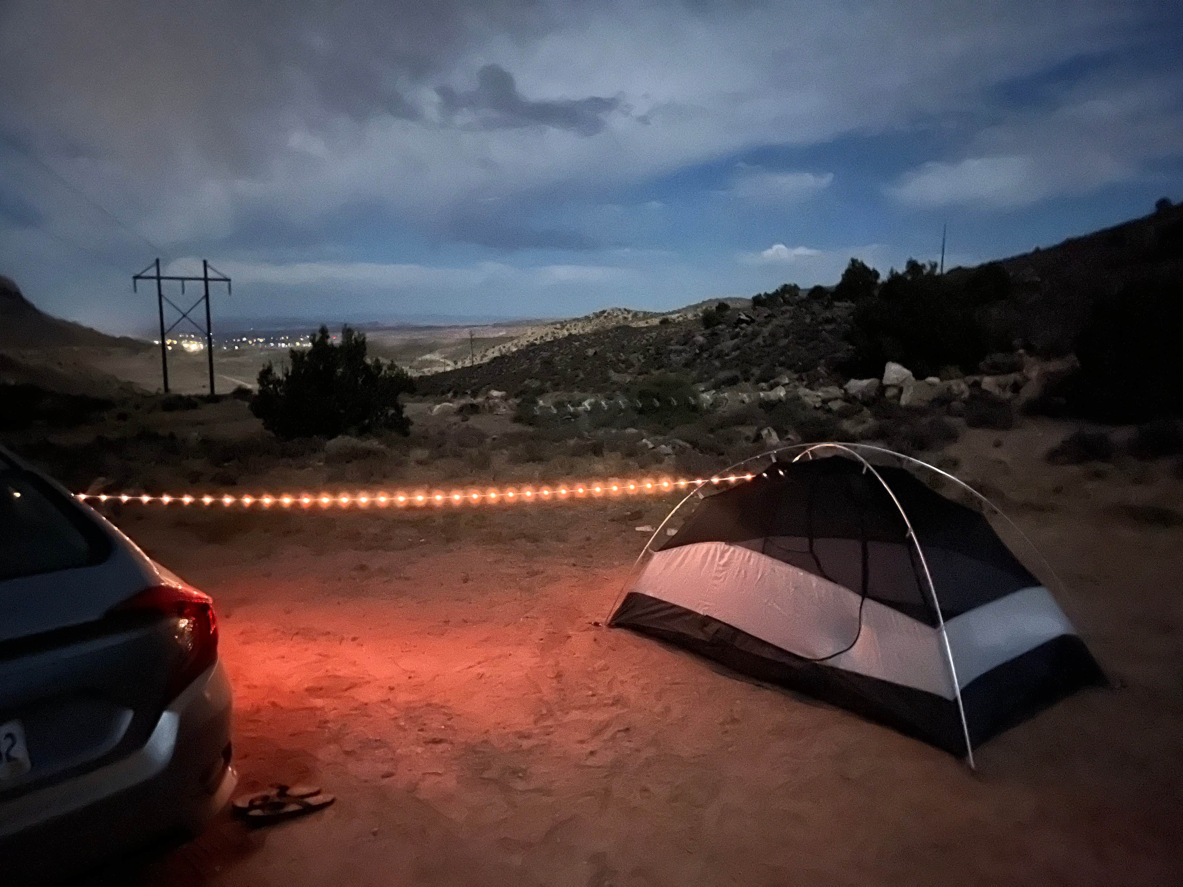 Luke B.'s photo of a dispersed camping area at Yellow Circle Road Mountain Top Camp near La Sal, UT