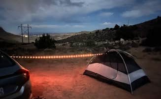 Luke B.'s photo of a dispersed camping area at Yellow Circle Road Mountain Top Camp near Castle Valley, UT
