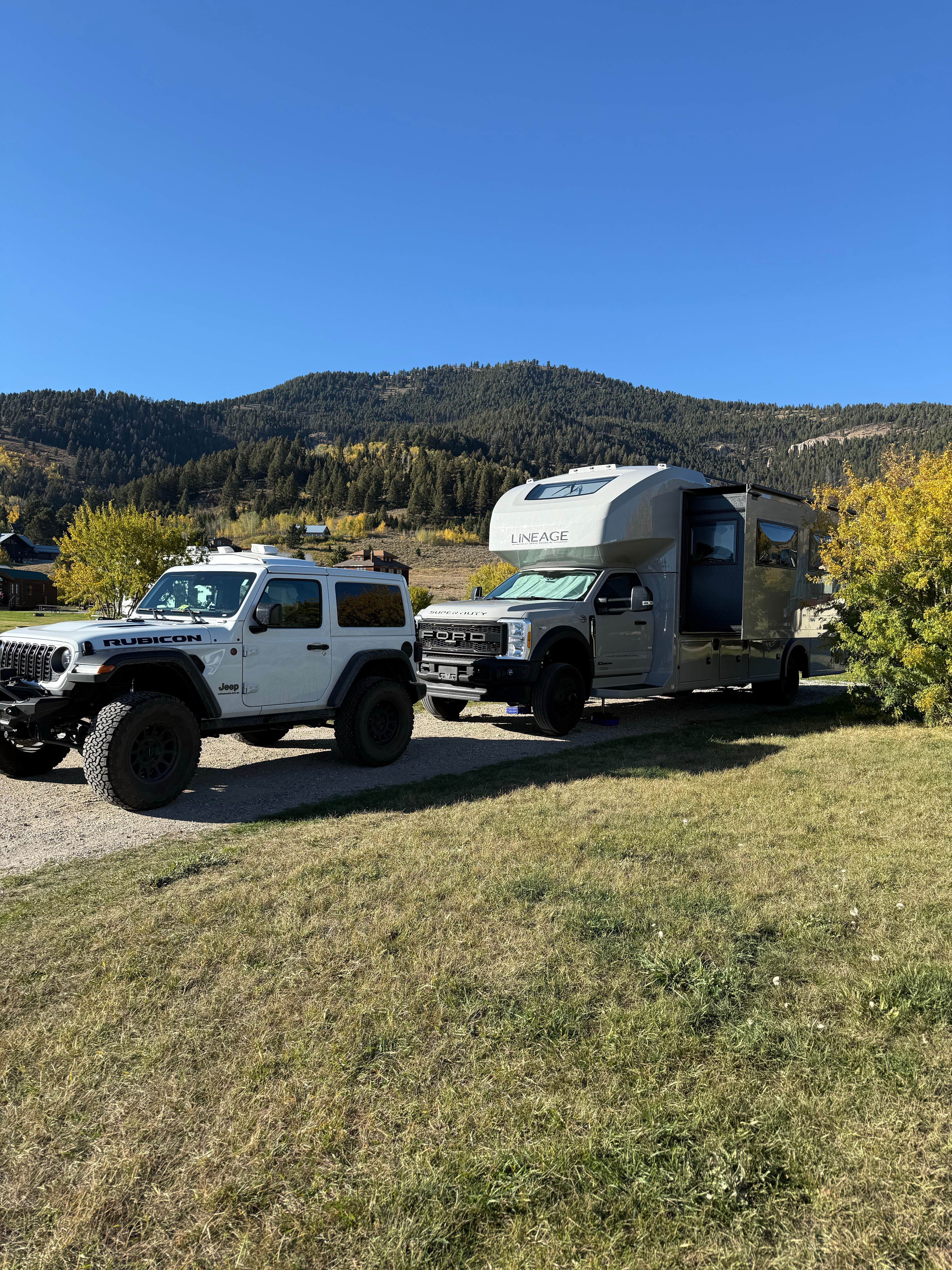 Chris A.'s photo of rv camping at Yellowstone Holiday Resort near Yellowstone National Park