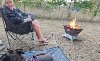 Chris S.'s photo of camping with pets at Dune Town Camp Resort near Pentwater, MI