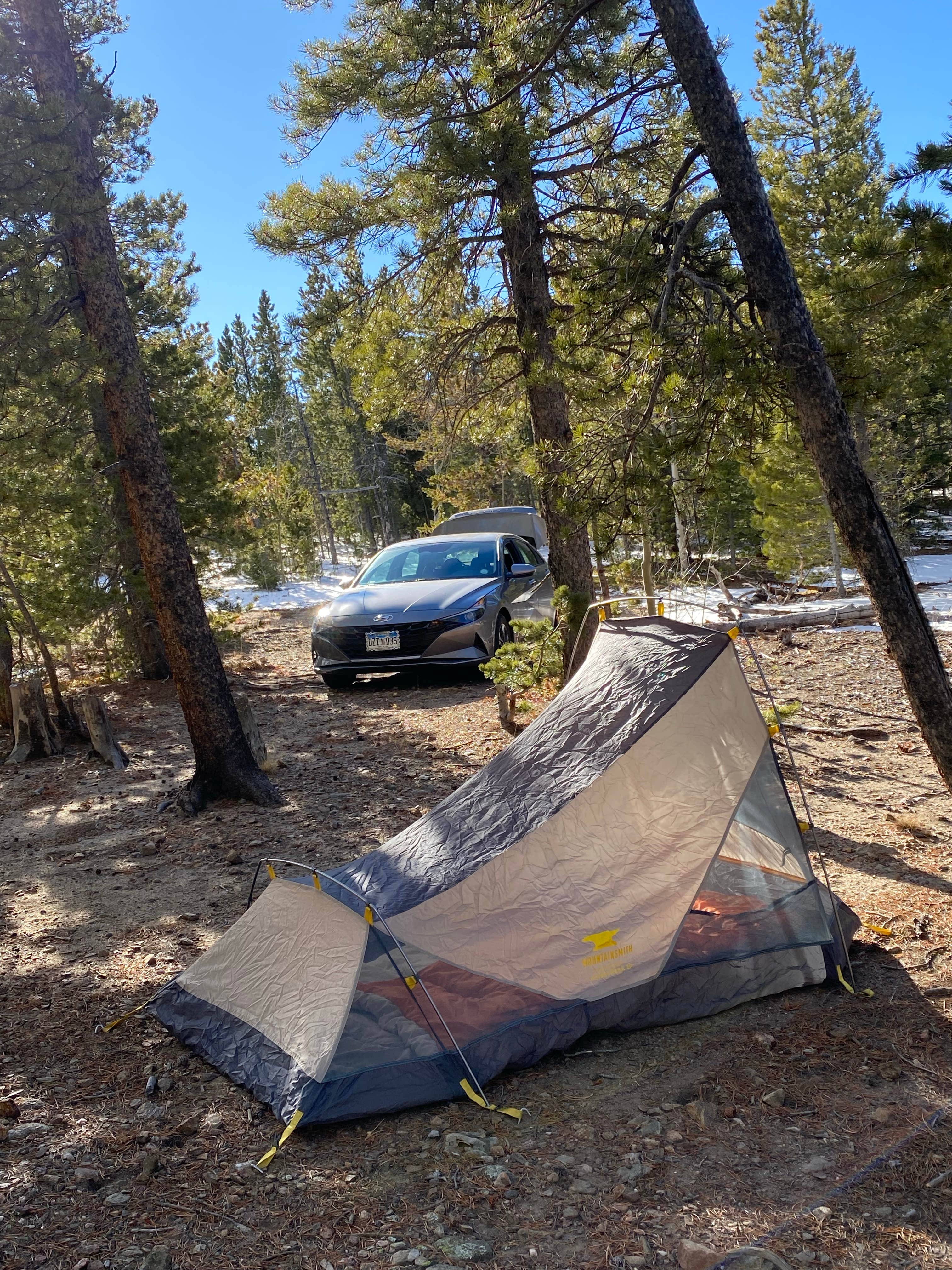 Camping near Hidden Wilderness Roadside Camp #2: York Gulch Road, Dumont, Colorado