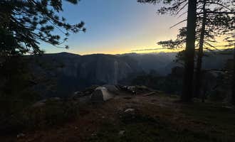 Camping near Crane Flat Campground — Yosemite National Park: Dewey Point Backcountry Site — Yosemite National Park, Yosemite Valley, California