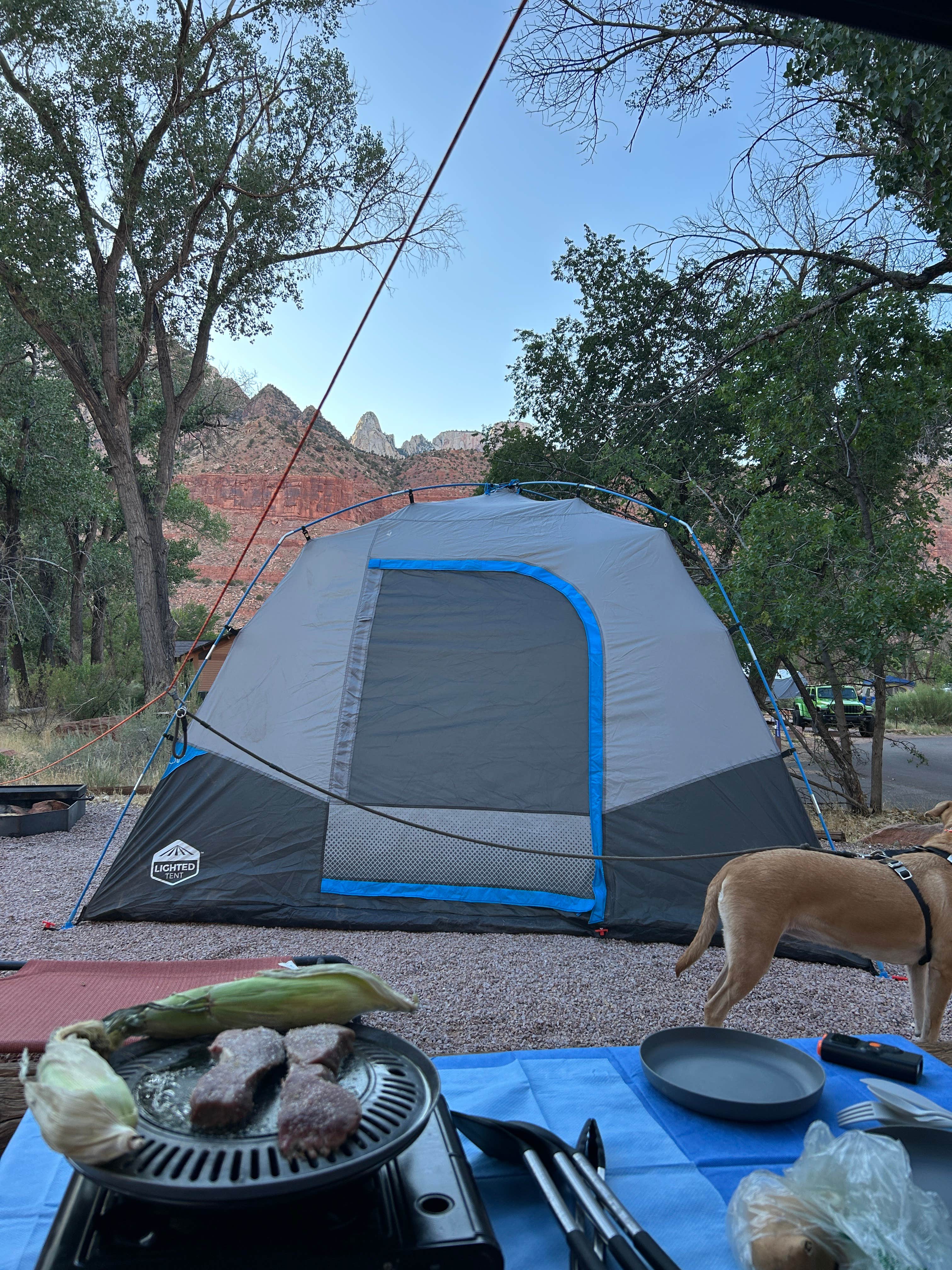 Louis A.'s photo of camping with pets at Zion Canyon Campground near Kanarraville, UT