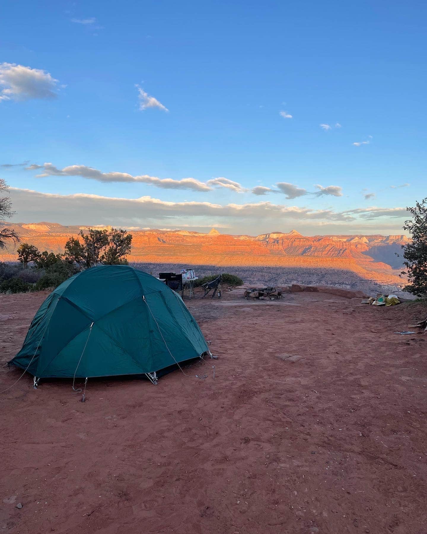 Evan S.'s photo at Mesa Road - Zion Views Dispersed Campsite near Zion National Park