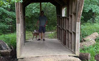 terri L.'s photo of camping with pets at Zooland Family Campground near High Point, NC